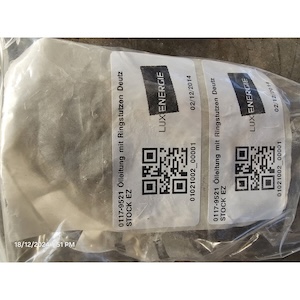 MWM Deutz Oil pipeline with ring connector