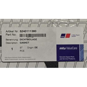 Mtu Gasket